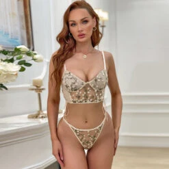 Pink Sheer Mesh Flower Bra Set(Pink Sheer Mesh Flower Bra Set) 9 Pink Sheer Mesh Flower Bra Set(Pink Sheer Mesh Flower Bra Set) -sofyee store O1CN01tWzlR128NPWhfVSwV 1955007920 0 cib