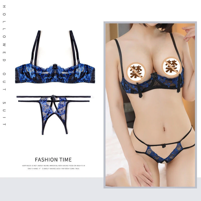 Seductive Wild Open Cup Bra Set(Seductive Wild Open Cup Bra Set) 8 Seductive Wild Open Cup Bra Set(Seductive Wild Open Cup Bra Set) - Image 6