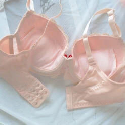 Orange Japanese Spring Flower Comfy Cute SweetieBra Set(Orange Japanese Spring Flower Comfy Cute Sweetie Bra Set) -sofyee store TB1krDGXqLN8KJjSZFGYXHjrVXa M2