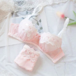 Japanese Spring Flower Comfy Cute SweetieBra Set(Japanese Spring Flower Comfy Cute Sweetie Bra Set)