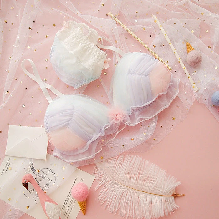 A Road To Lover Pastel Cute Sweetie Bralette Set(A Road To Lover Pastel Cute Sweetie Bralette Set) 4 A Road To Lover Pastel Cute Sweetie Bralette Set(A Road To Lover Pastel Cute Sweetie Bralette Set) - Image 2