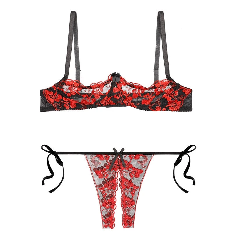 Seductive Wild Open Cup Bra Set(Seductive Wild Open Cup Bra Set) 4 Seductive Wild Open Cup Bra Set(Seductive Wild Open Cup Bra Set) - Image 2