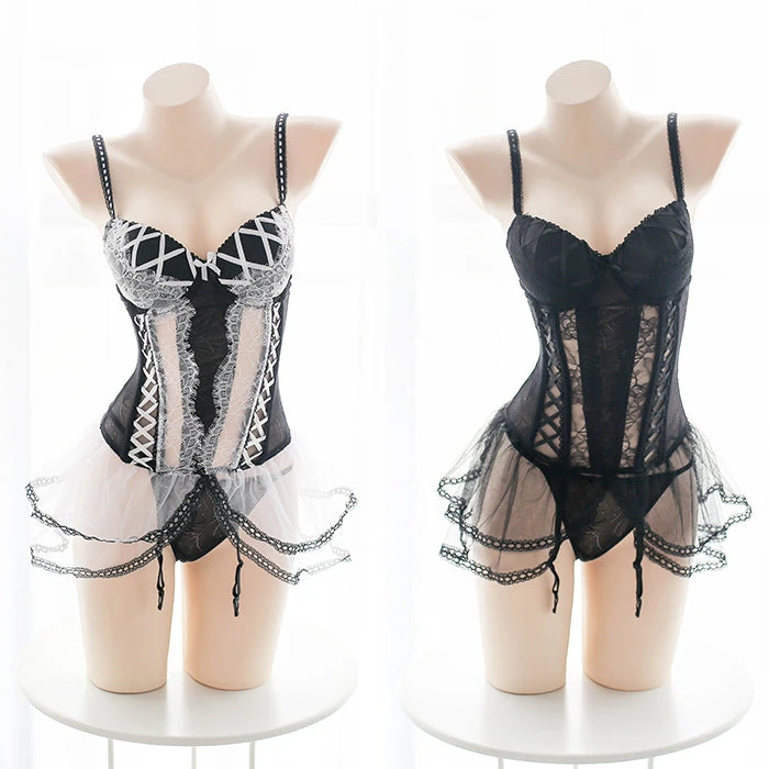 Anime Maid Kawaii Bow Cat Choker Cosplay Costume Dress Set(Anime Maid Kawaii Bow Cat Choker Cosplay Costume Dress Set) 4 Anime Maid Kawaii Bow Cat Choker Cosplay Costume Dress Set(Anime Maid Kawaii Bow Cat Choker Cosplay Costume Dress Set) - Image 2