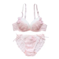 Sweetie Honey Bow Pink Kawaii Candy Color Bra Set(Sweetie Honey Bow Pink Kawaii Candy Color Bra Set) -sofyee store TB2rIABgnwKL1JjSZFgXXb6aVXa 75032845