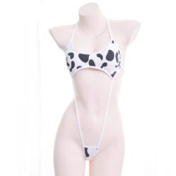 Sexy Anime Milk Cow Kawaii Cosplay School Girl Bikini Like Lingerie(Sexy Anime Milk Cow Kawaii Cosplay School Girl Bikini Like Lingerie)